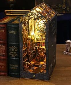 Libreros de madera en 3D, Nuevo Kit de Libro de Rincón DIY