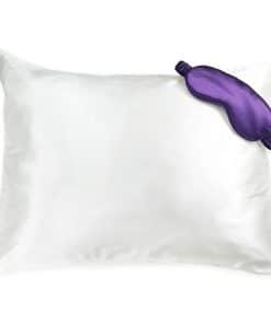 Set de Funda de Almohada y Antifaz de Seda Mulberry Park -