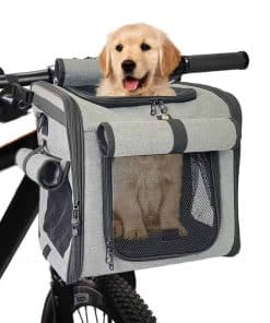 Canasta de bicicleta para perros XXXLION, Mochila