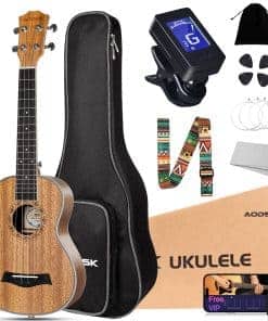 Kit de Inicio de Ukulele AODSK, Ukelele Soprano Kit para