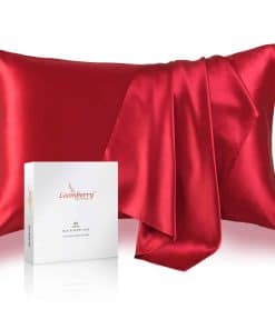 Funda de almohada de seda 100% pura de mora LOOMBERRY para