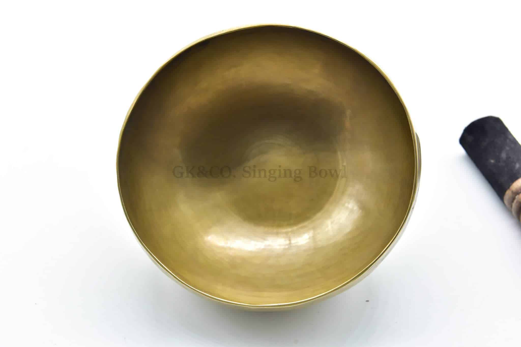 Juego completo de Cuenco Tibetano de 5.5 pulgadas Antiguo - Imagen 4