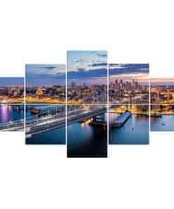 Panel Acústico Decorativo de Paredes Aéreas del Puente Ben