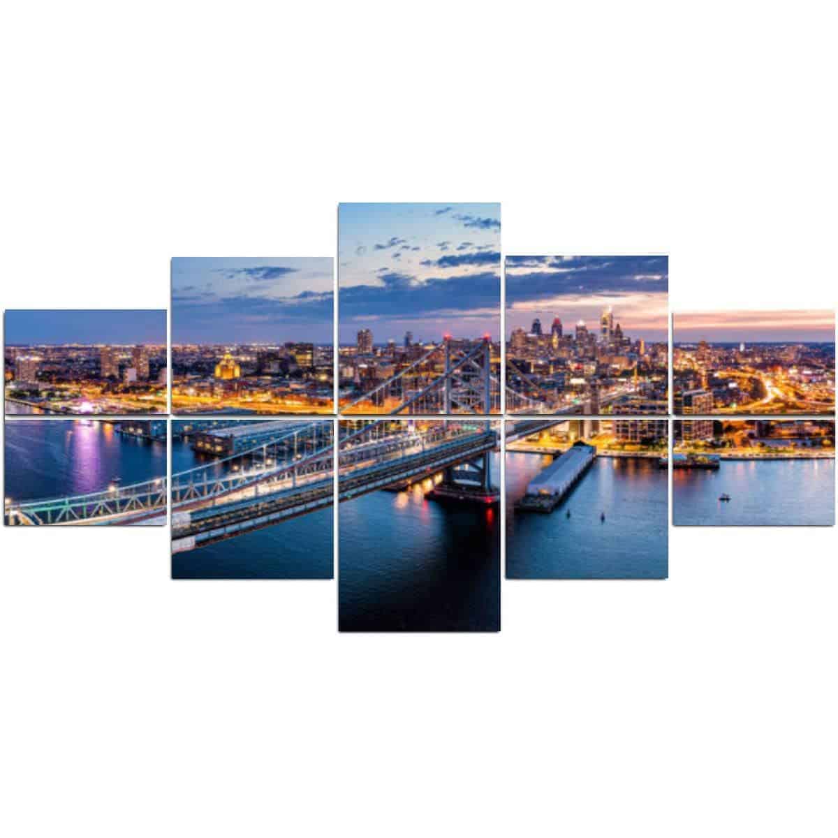 Panel Acústico Decorativo de Paredes Aéreas del Puente Ben