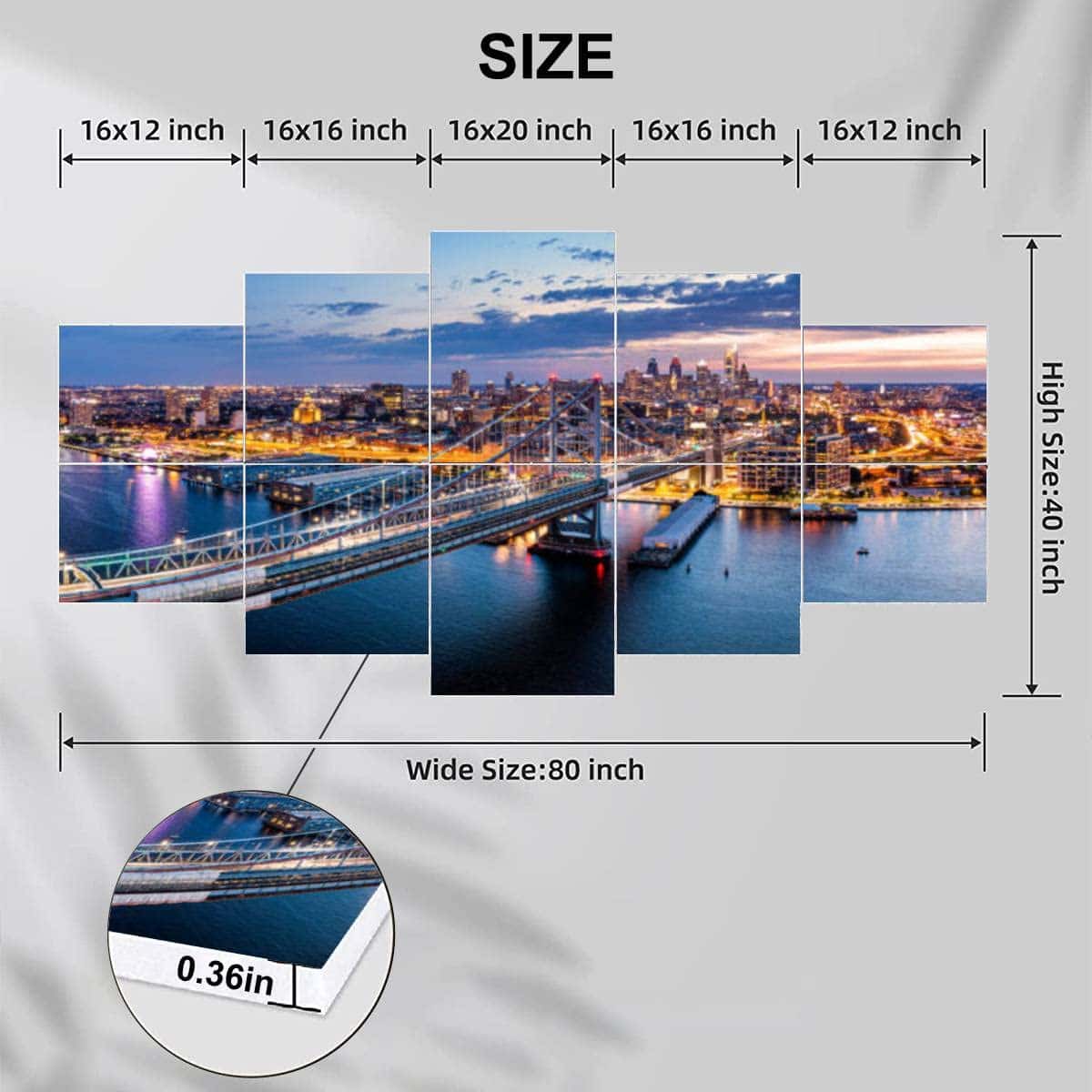 Panel Acústico Decorativo de Paredes Aéreas del Puente Ben - Imagen 3