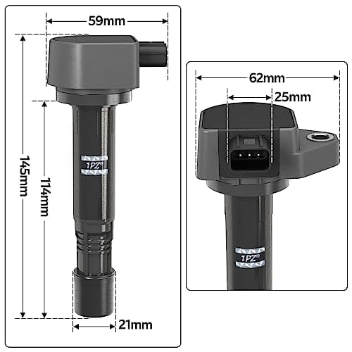 Conjunto de 6 Bobinas de Encendido 1PZ DH3-624 Reemplazo - Imagen 3