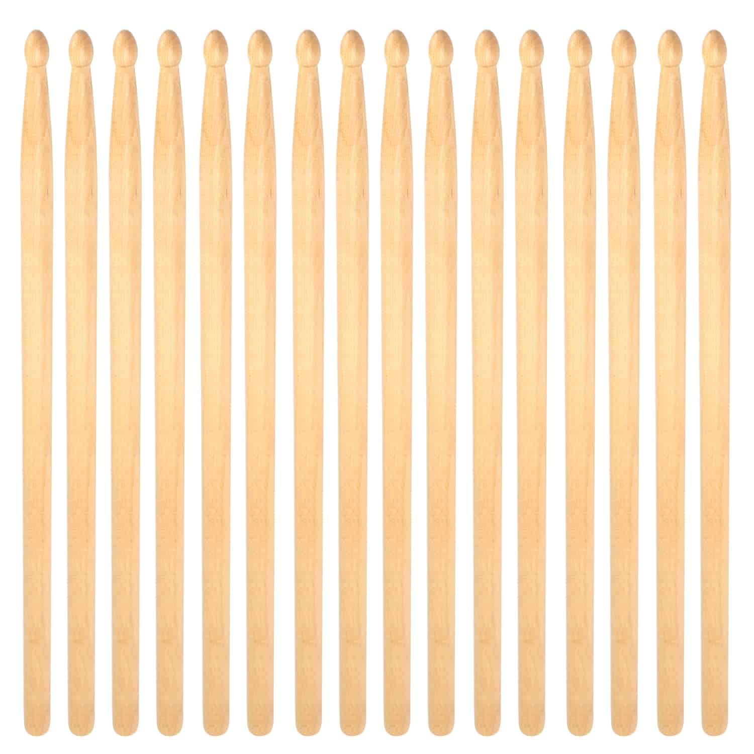 Baquetas de tambor, 12 pares de baquetas 5A, 16 pulgadas, - Imagen 5