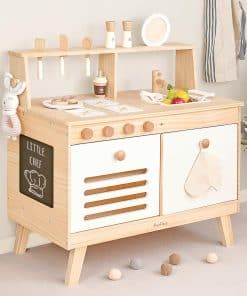 Set de Cocina de Juguetes de Madera PairPear, Juguetes de