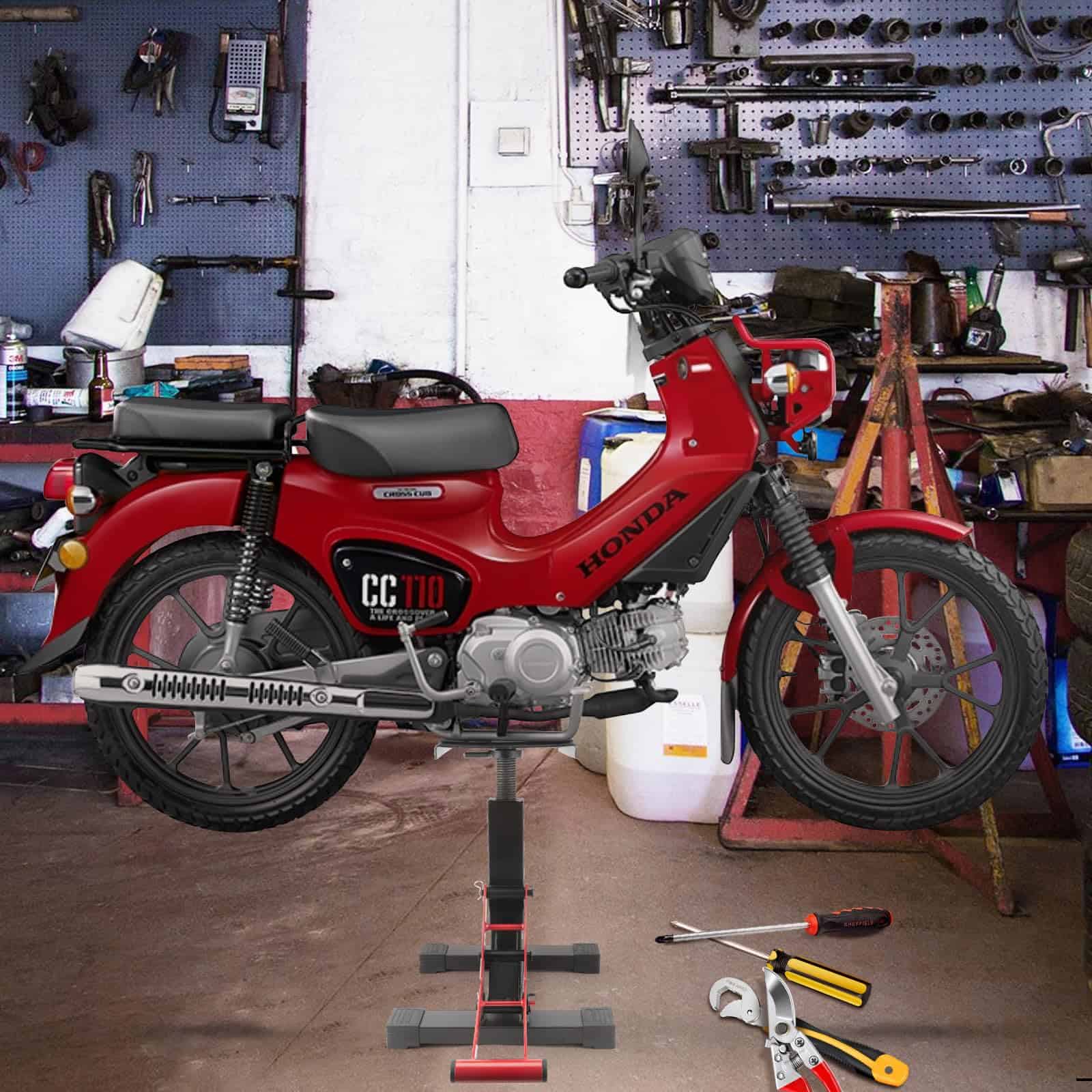 Soporte Elevador de Motocicletas RSYEKU Dirt Bike Jack Lift - Imagen 9