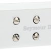Pastilla de puente Seymour Duncan Little '78 Strat - Blanco