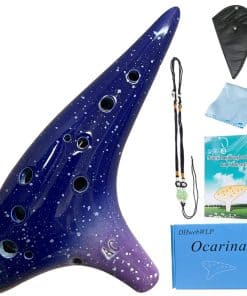 Ocarina de 12 Agujeros DHwebWLP para Principiantes, Ocarina