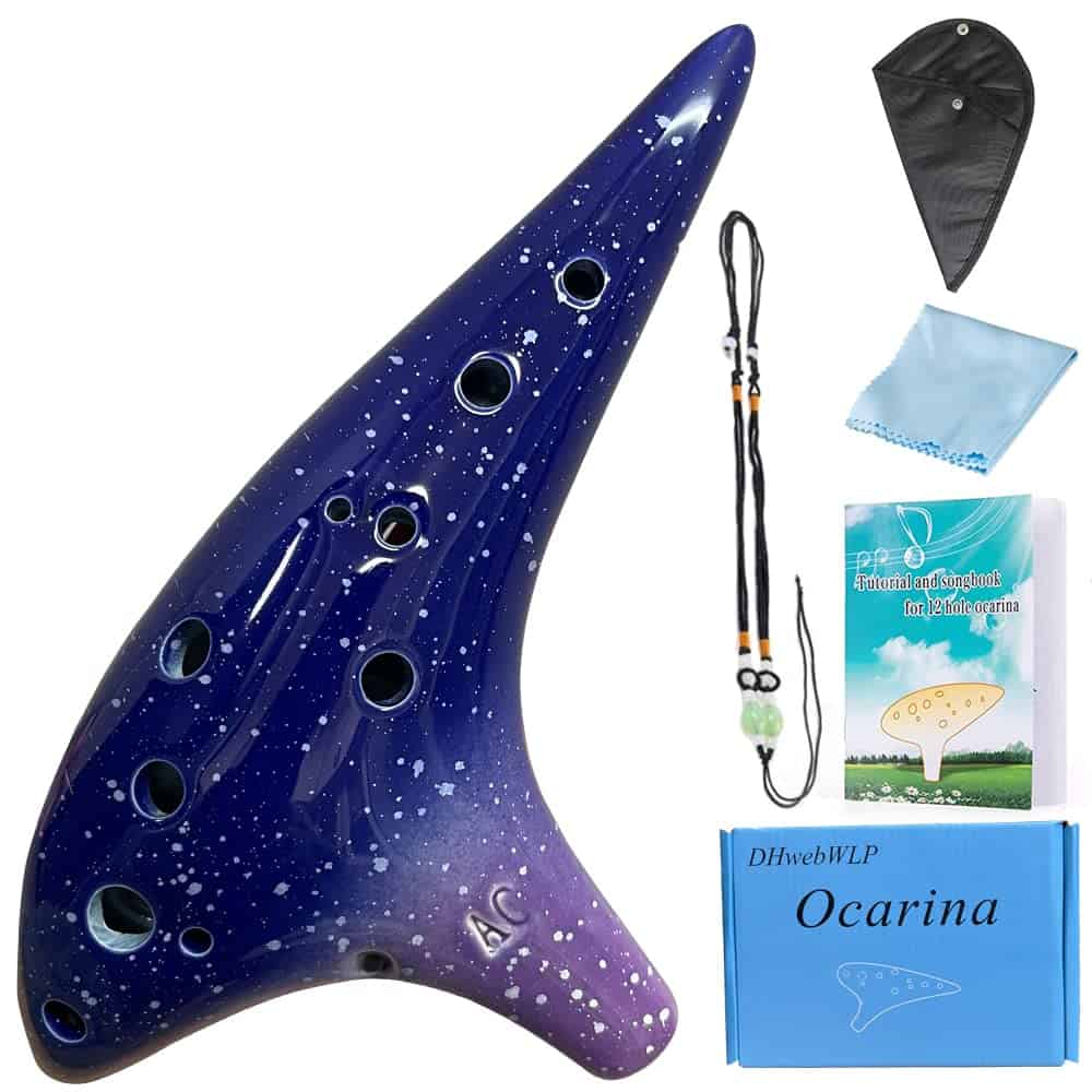 Ocarina de 12 Agujeros DHwebWLP para Principiantes, Ocarina