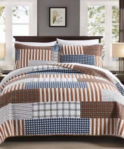 Edredón King Size Toldlove, Juego de Edredón de Retazos de