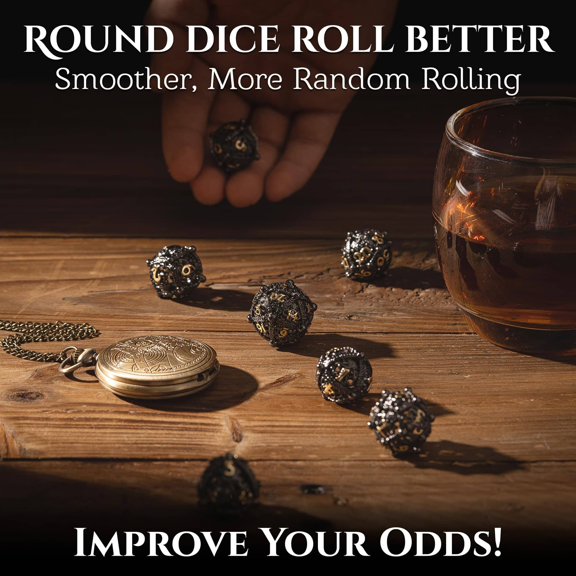 Conjunto de Dados DND de Metal - Diseño Único de Orbe - Imagen 9