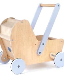 Carrito de muñeca de madera Pillowhale, Cochecito de muñeca