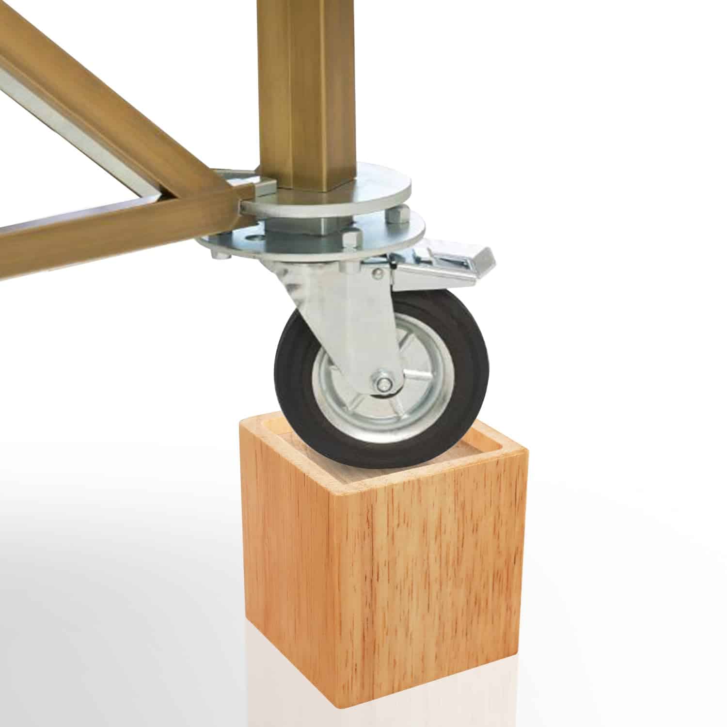 Juego de 4 elevadores de cama de madera GNIEMCKIN, 4 - Imagen 7