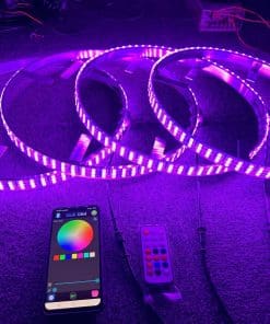 Kit de luz de aro para rueda de LED de triple fila de