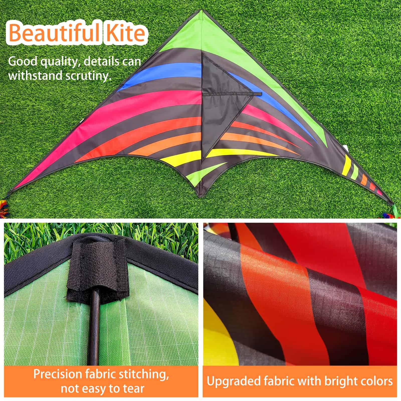 Paquete de 3 Cometas Delta Mint's Colorful Life para Niños - Imagen 4