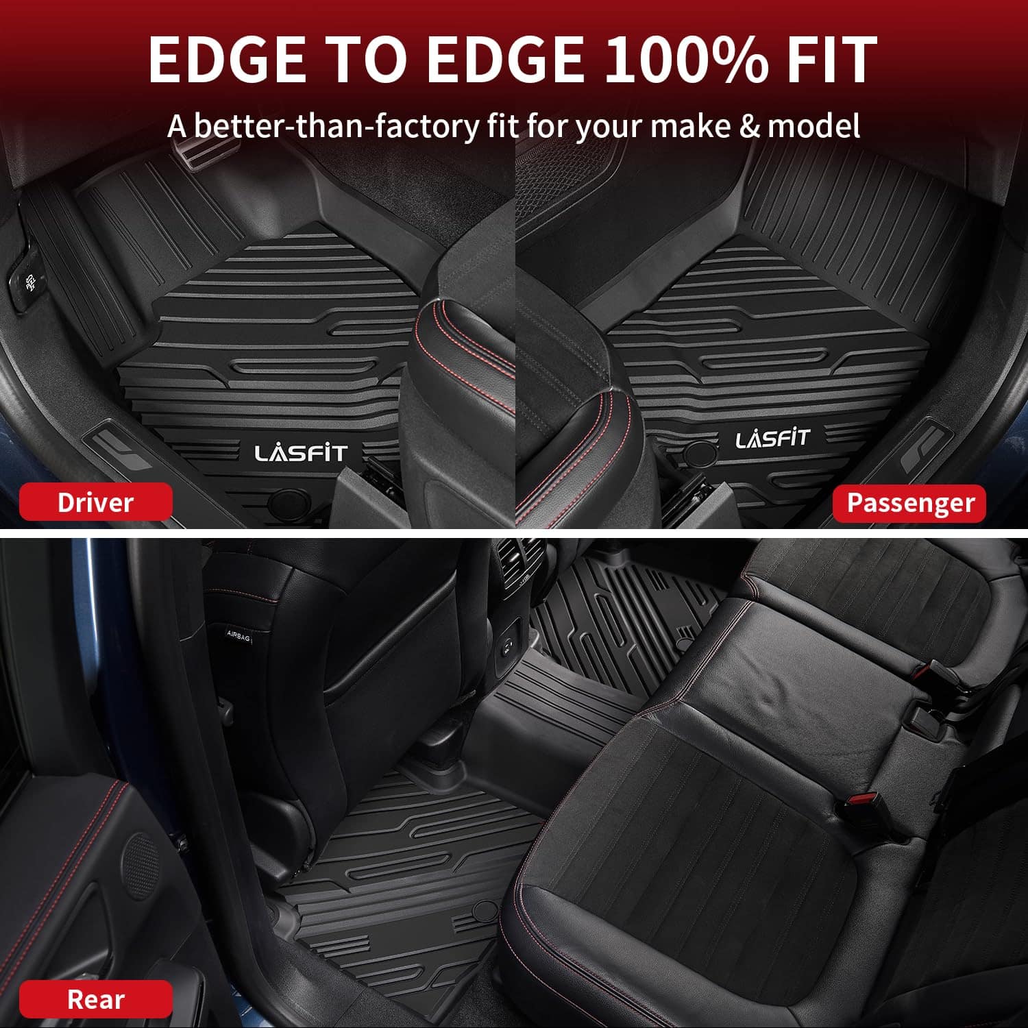 Tapetes LASFIT para Ford Bronco Sport 2024 2023 2022 2021, - Imagen 3