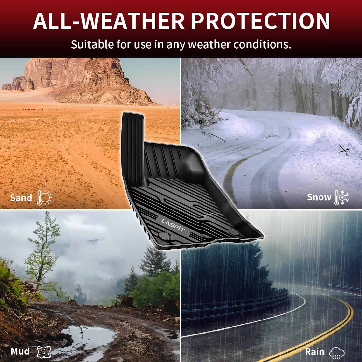 Tapetes LASFIT para Ford Bronco Sport 2024 2023 2022 2021, - Imagen 7