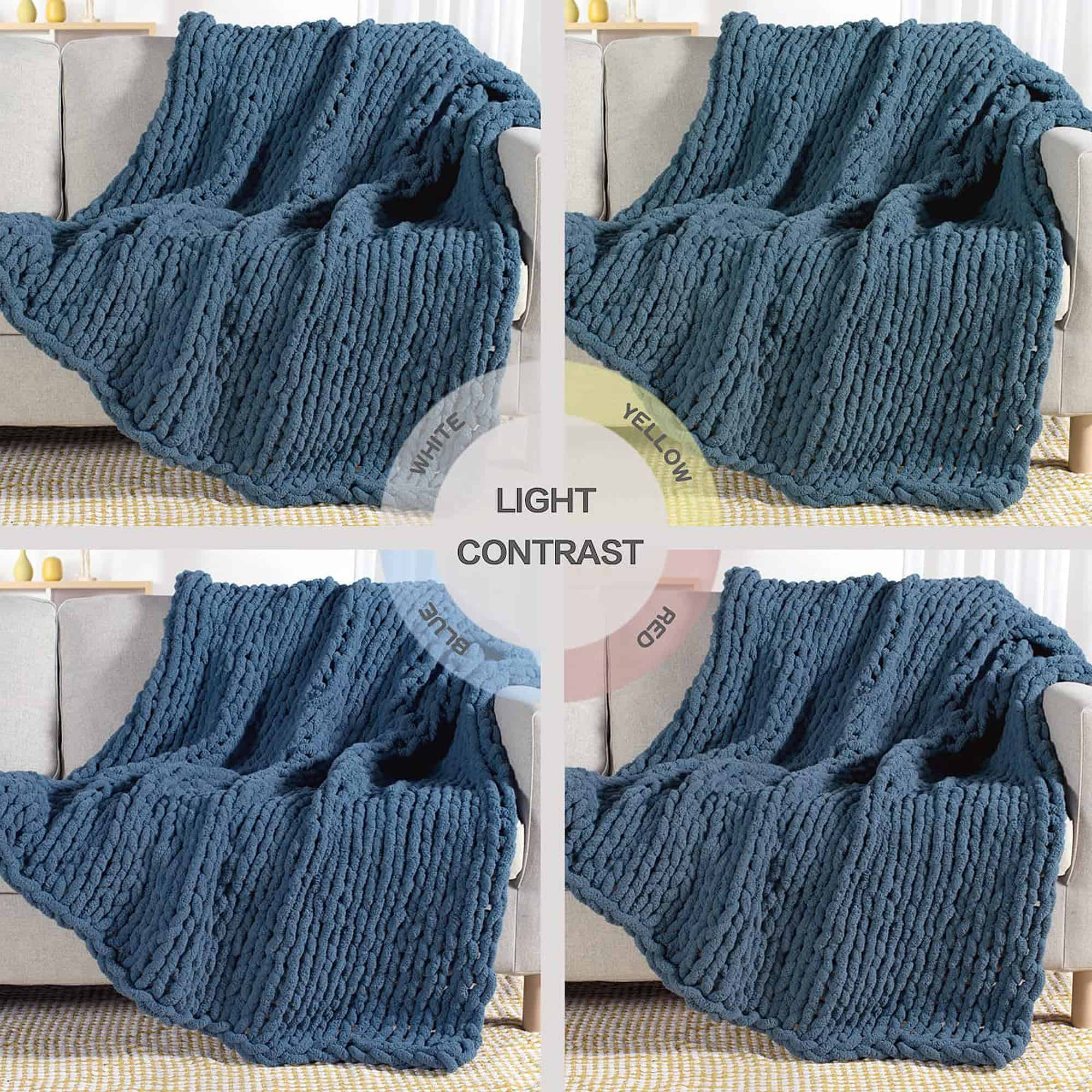 Manta de Punto Grueso Carriediosa 60" X -Lyons Blue - Imagen 7