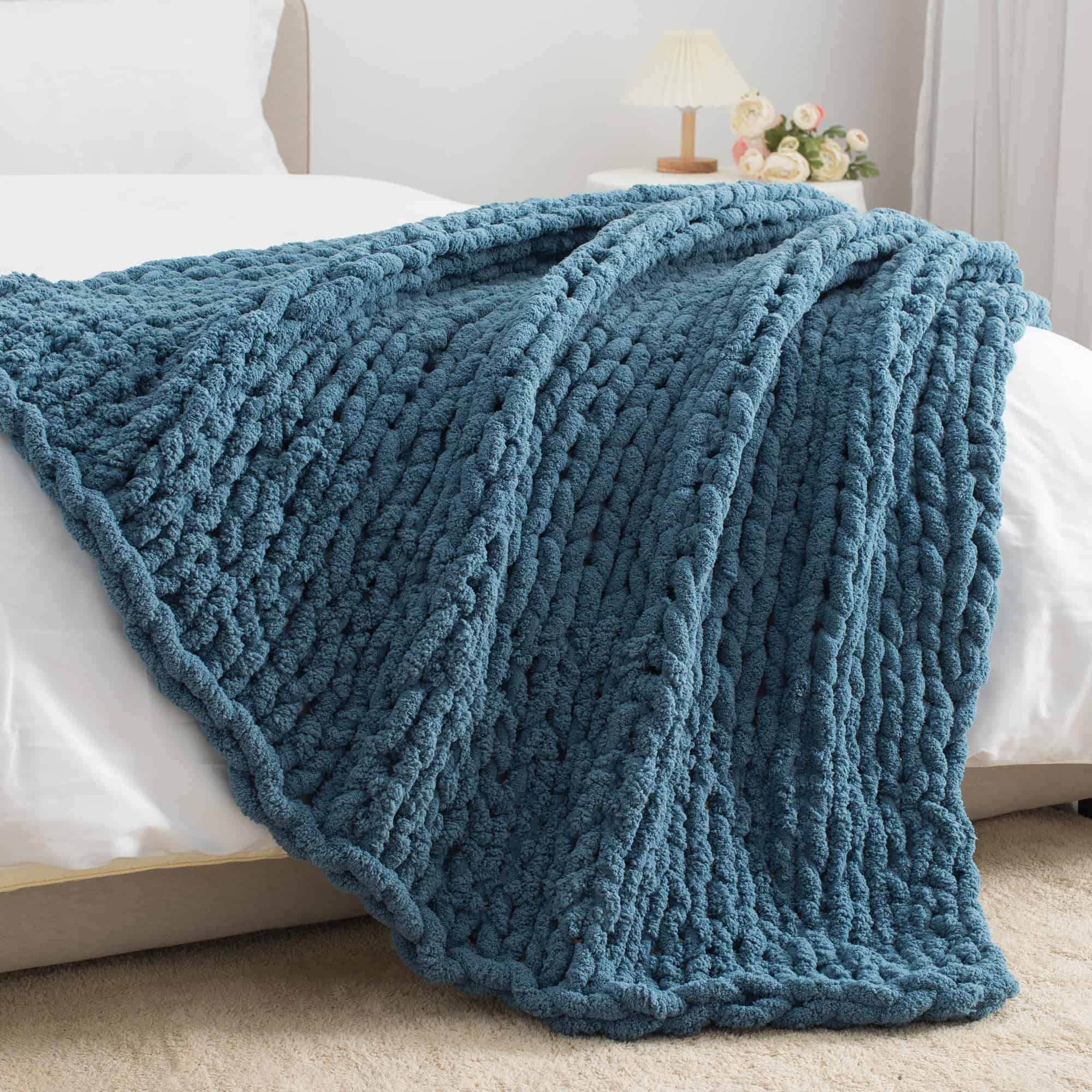 Manta de Punto Grueso Carriediosa 60" X -Lyons Blue - Imagen 6