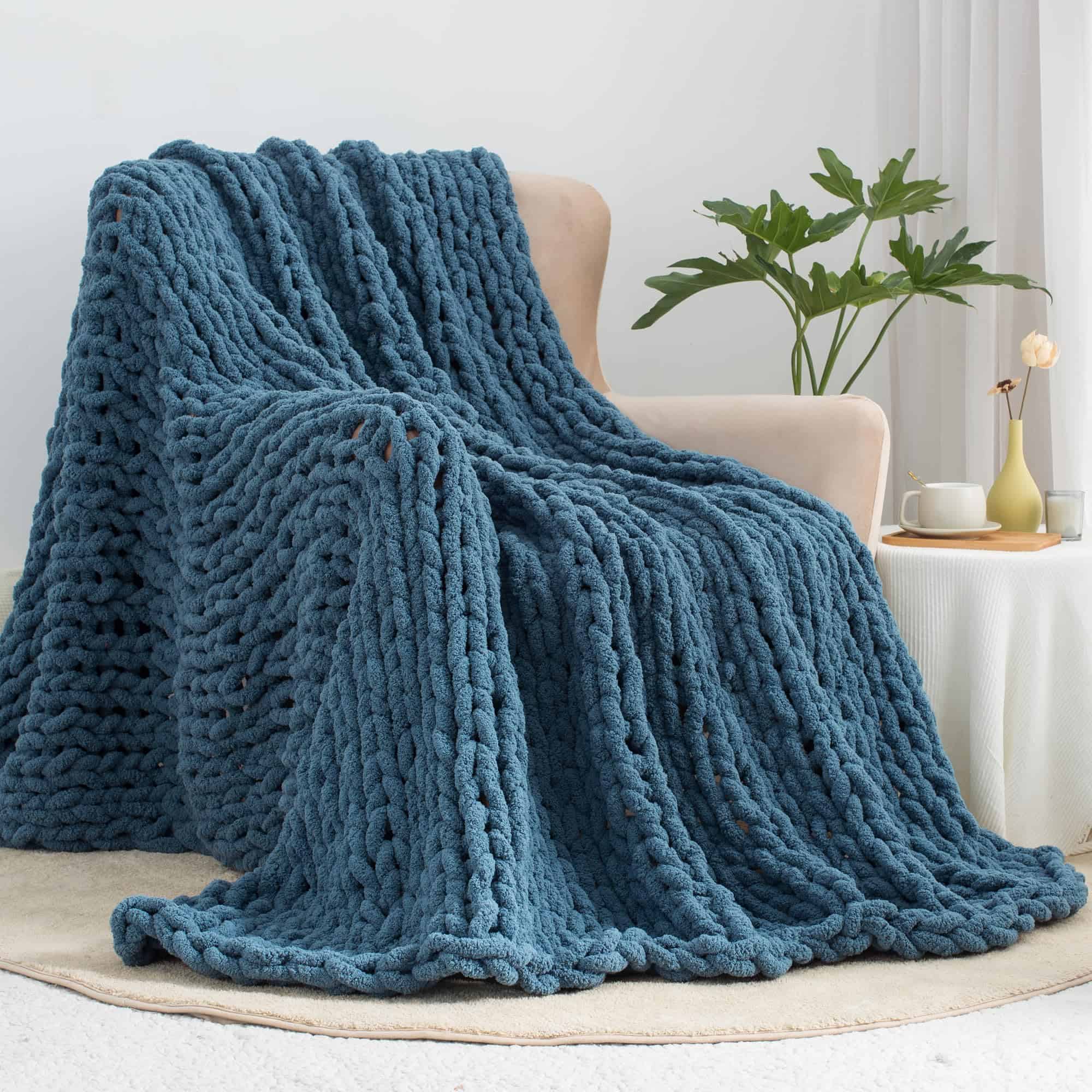 Manta de Punto Grueso Carriediosa 60" X -Lyons Blue - Imagen 5