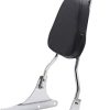 Nuevo Respaldo de Asiento Trasero de Motocicleta Cromado