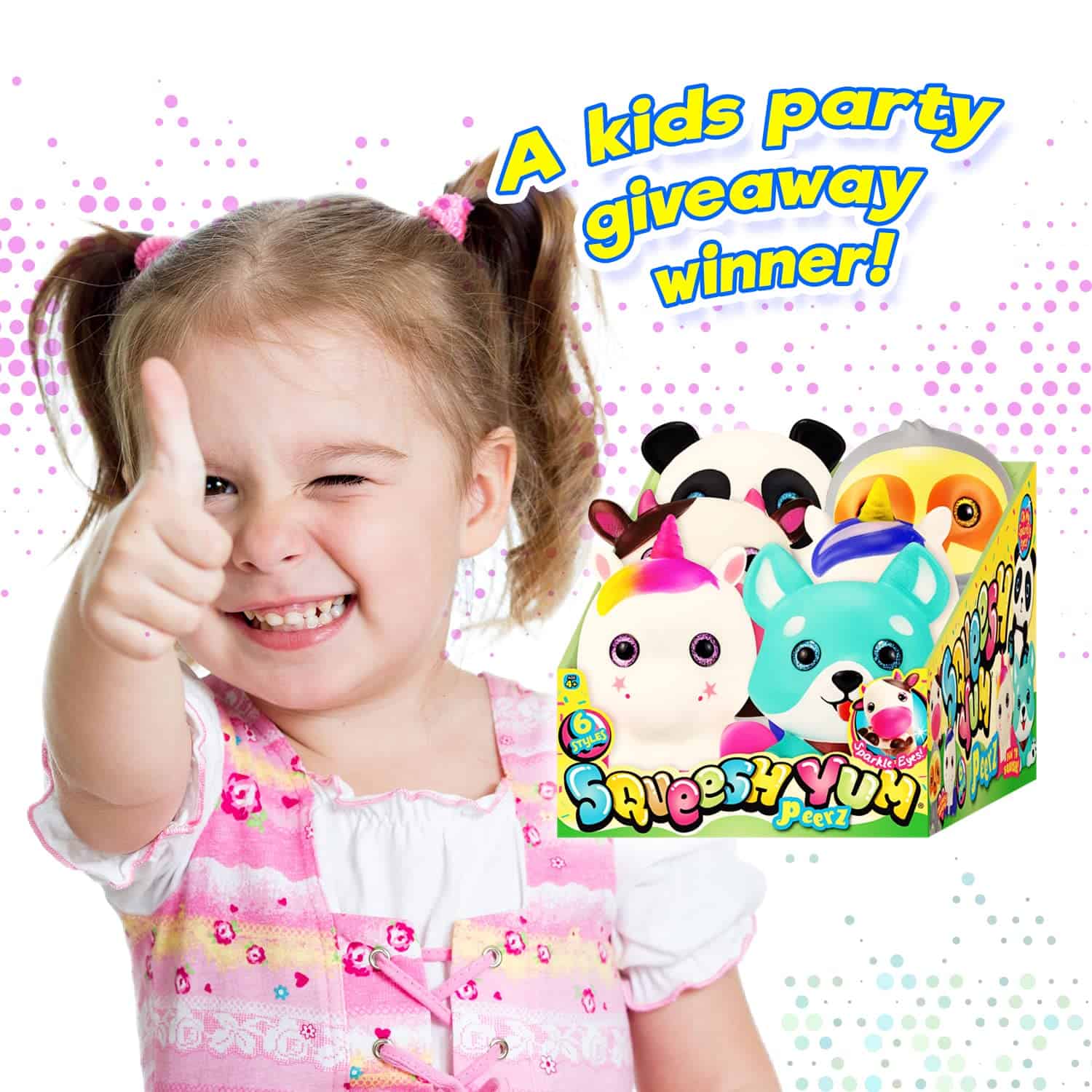 JA-RU Jumbo Foam Squishy Toys (Paquete de 6 surtidos) Cute - Imagen 5