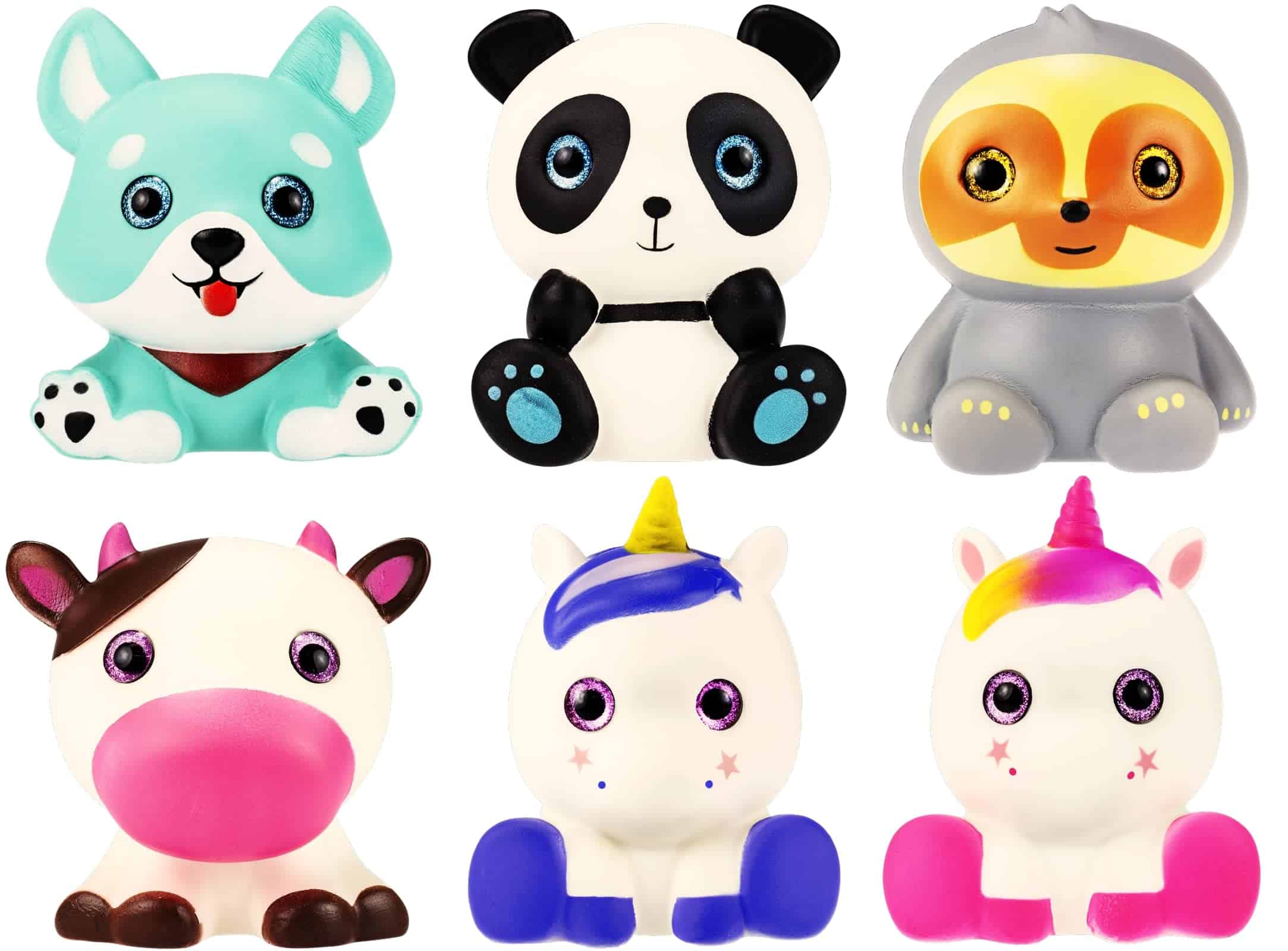 JA-RU Jumbo Foam Squishy Toys (Paquete de 6 surtidos) Cute