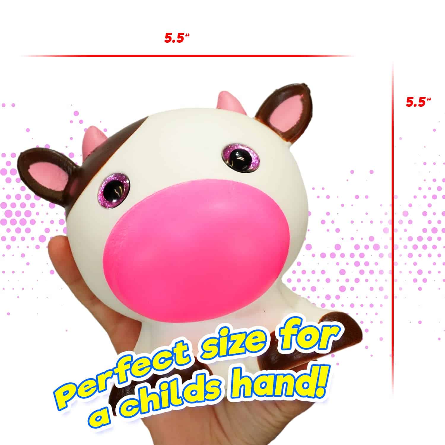 JA-RU Jumbo Foam Squishy Toys (Paquete de 6 surtidos) Cute - Imagen 6