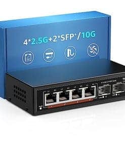 Switch Ethernet No Administrado de 6 Puertos 2.5G, 4