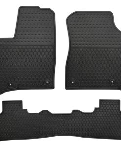 Tapetes de piso para automóvil Megiteller a -Negro