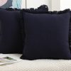 Conjunto de 2 Fundas de Almohada con Flecos de Lino