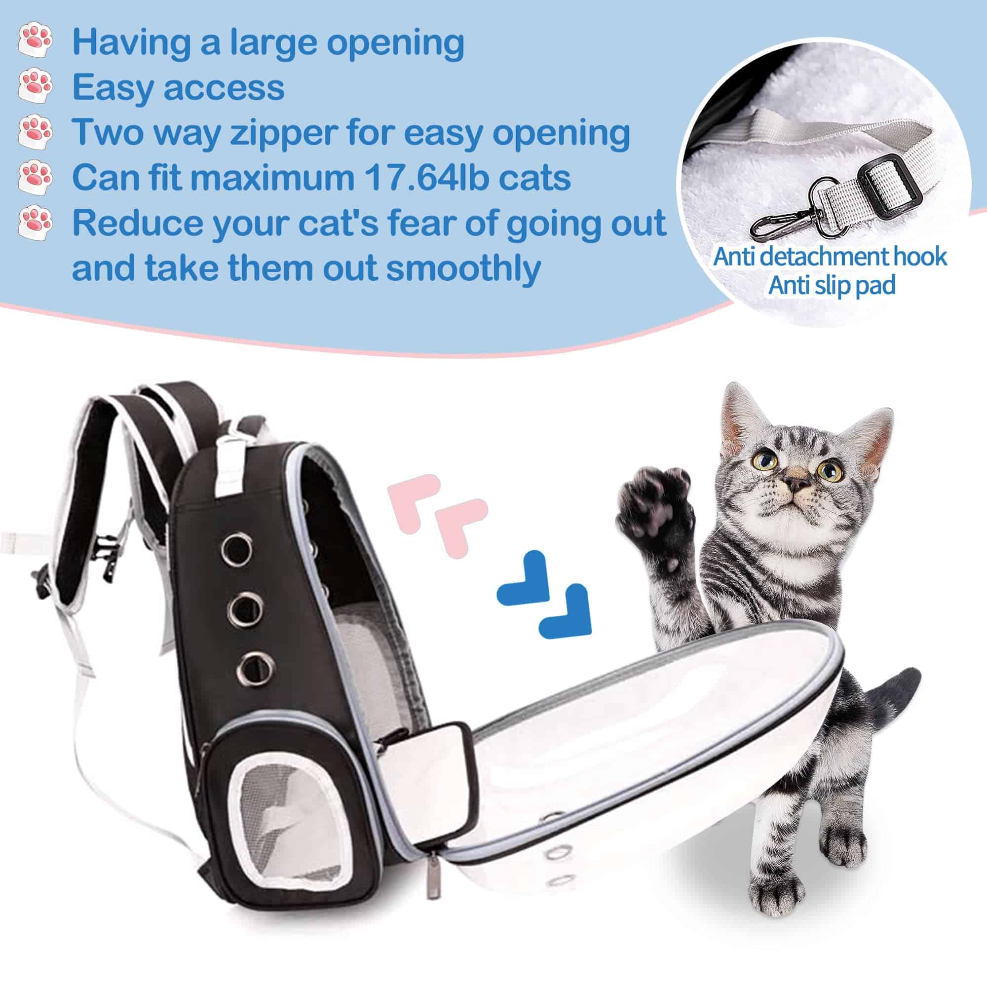 Mochila Transportadora para Gatos SooGree - Bolsa de - Imagen 6