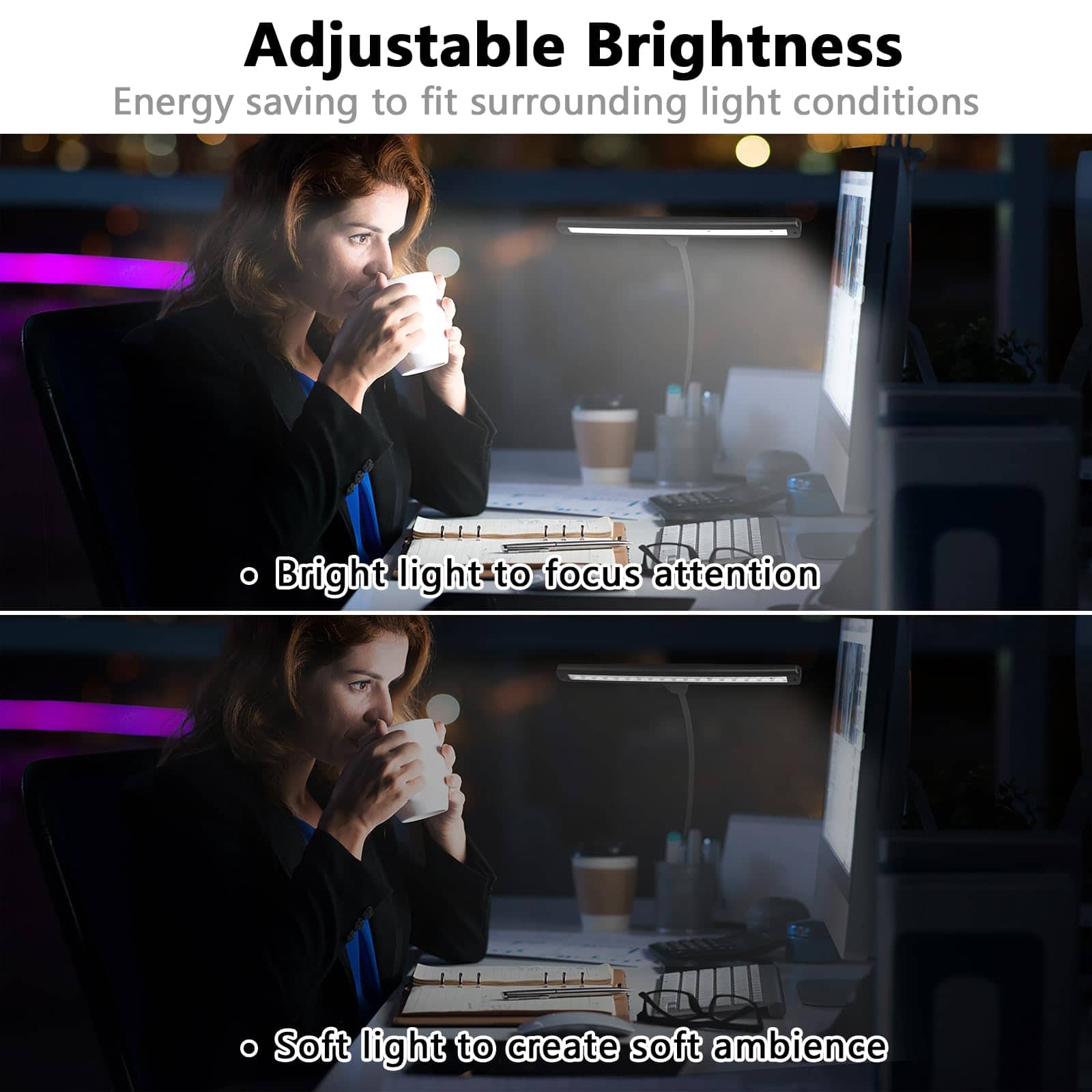 Lámpara de música para piano Vshinic de 18 LED con Soporte - Imagen 6