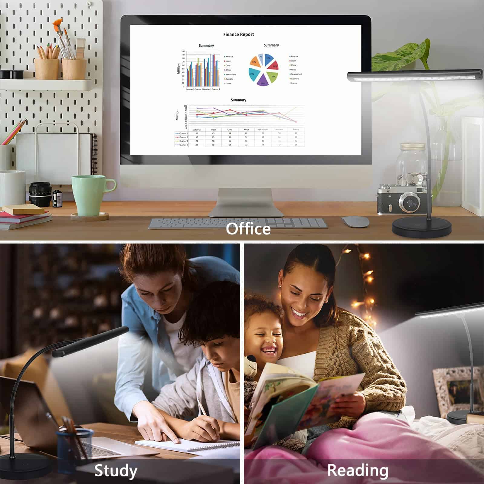 Lámpara de música para piano Vshinic de 18 LED con Soporte - Imagen 7