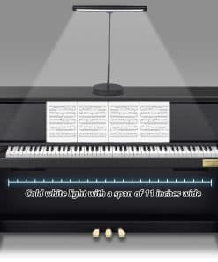 Lámpara de música para piano Vshinic de 18 LED con Soporte