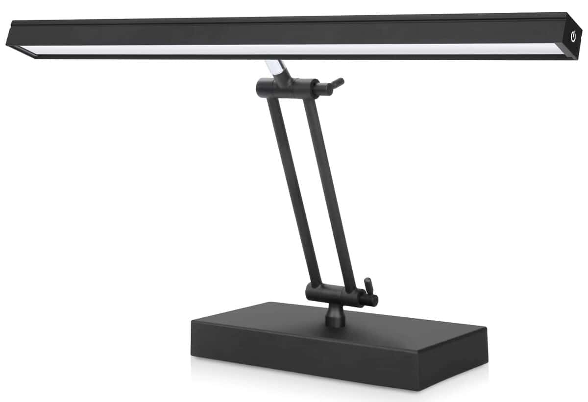 Lámpara de Escritorio para Piano Vshinic, 20" Luz LED de - Imagen 8