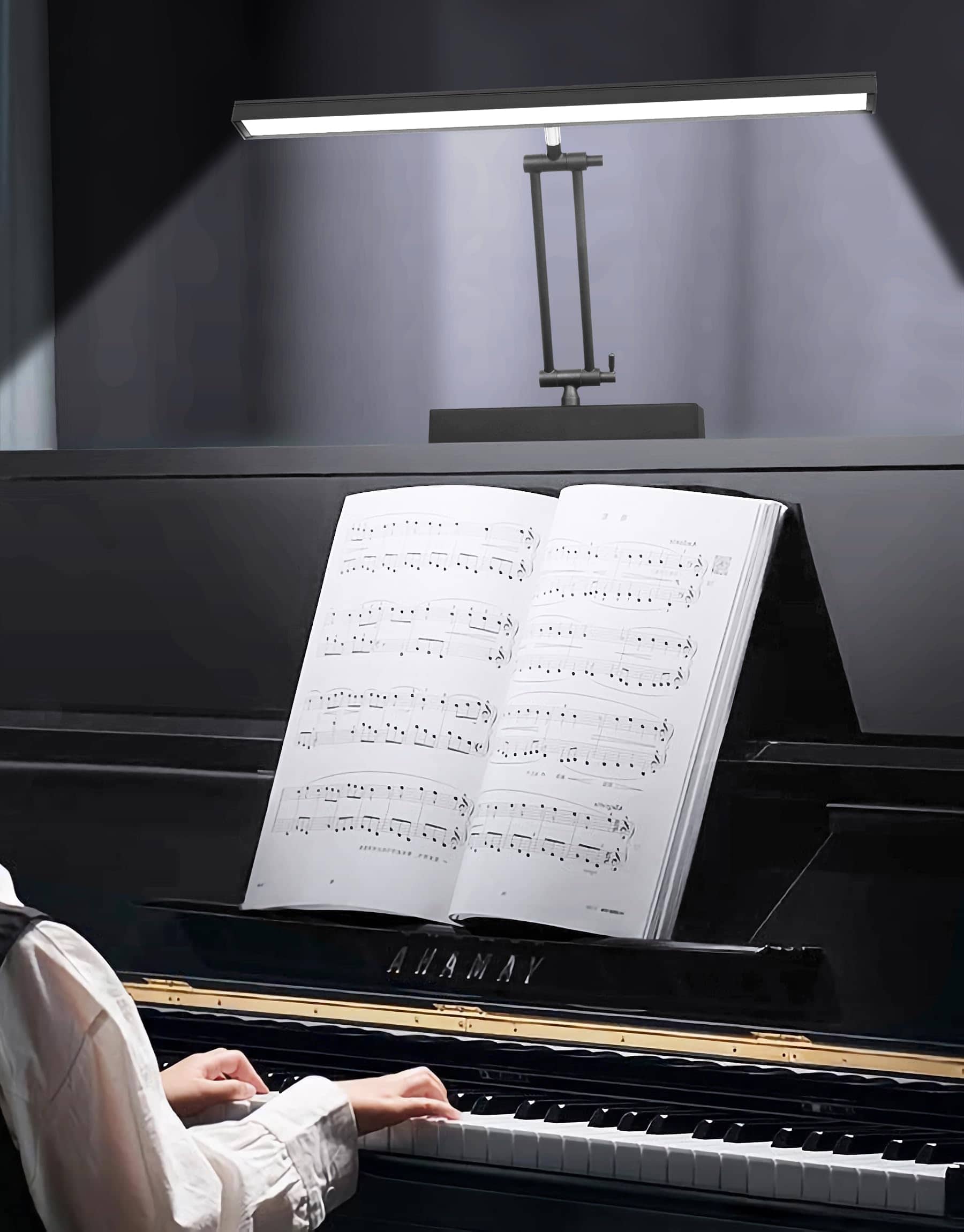 Lámpara de Escritorio para Piano Vshinic, 20" Luz LED de