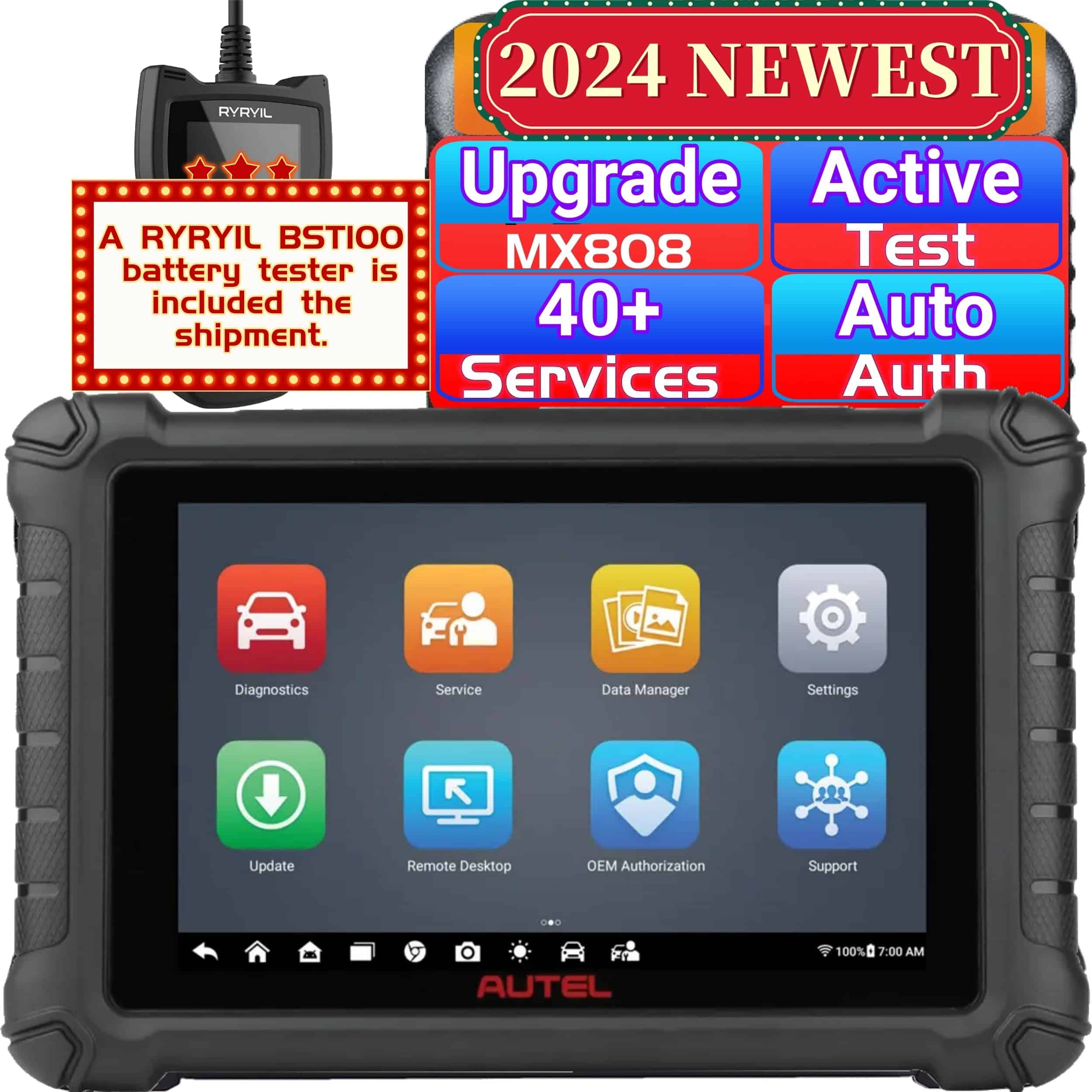 Autel MaxiCheck MX900 Escáner OBD2 con BST106 (Misma