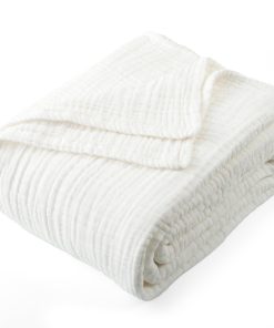 Manta de Algodón Muselina 100% Carriediosa 70" -Blanco