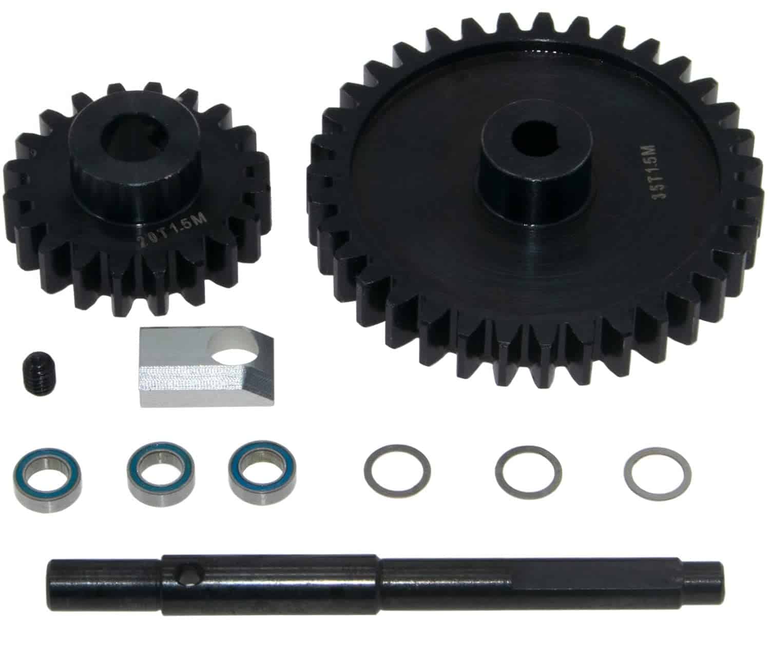 Piñón engranaje compatible con Traxxas 1/5 X-MAXX XRT 45#