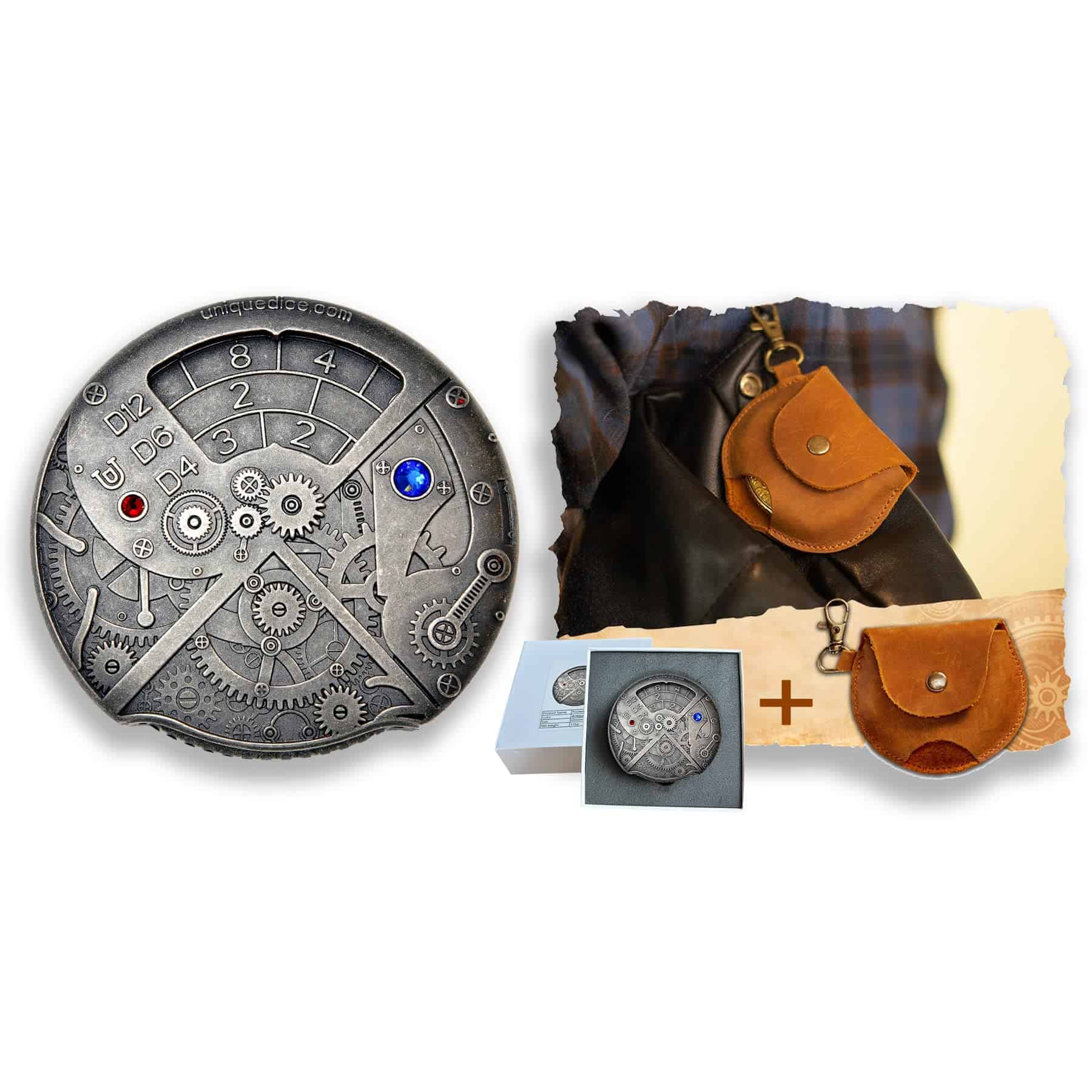 UD UNIQUE DICE Conjunto de dados de metal para la ruleta,