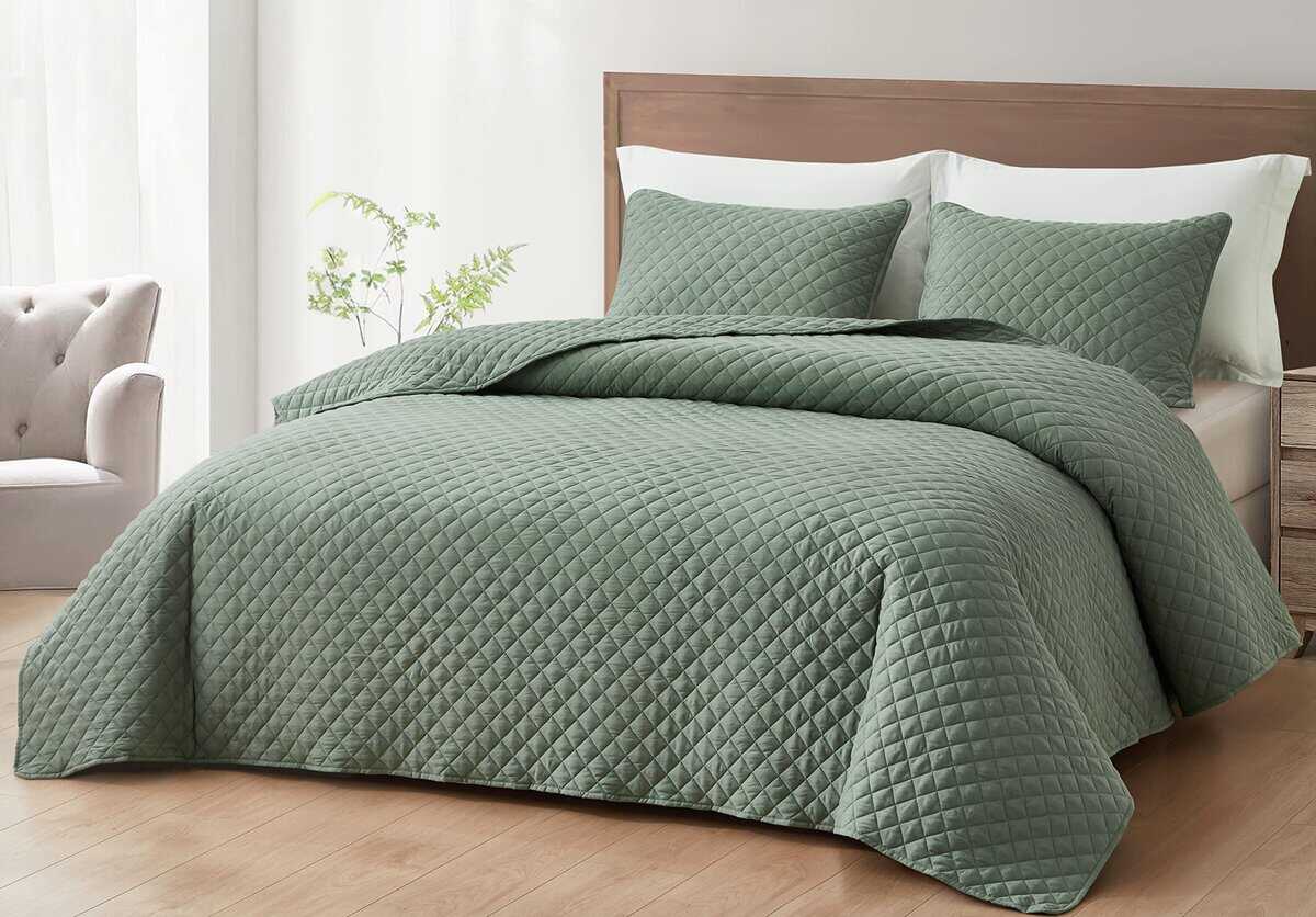 Chezmoi Collection Teo Juego de Edredón Tamaño King en - Imagen 3