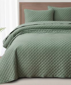 Chezmoi Collection Teo Juego de Edredón Tamaño King en