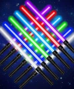 Favor de Fiesta de Sable de Luz, Paquete de 12 Sables de