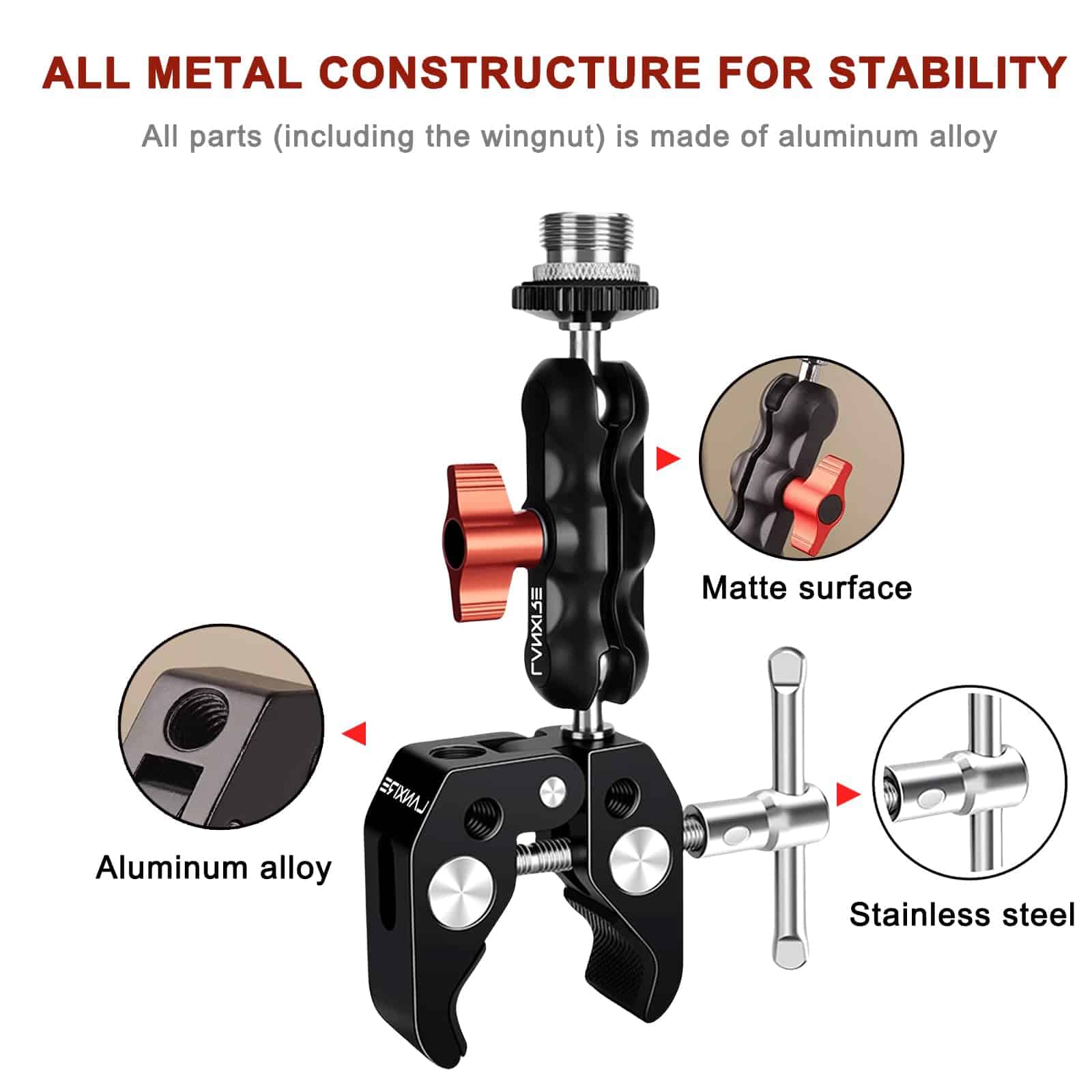 Clip de Micrófono Lanxire para Soporte de Micrófono con - Imagen 4