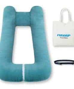 Almohada de Viaje FHSGGP Versión Mejorada de -Verde Esmerald