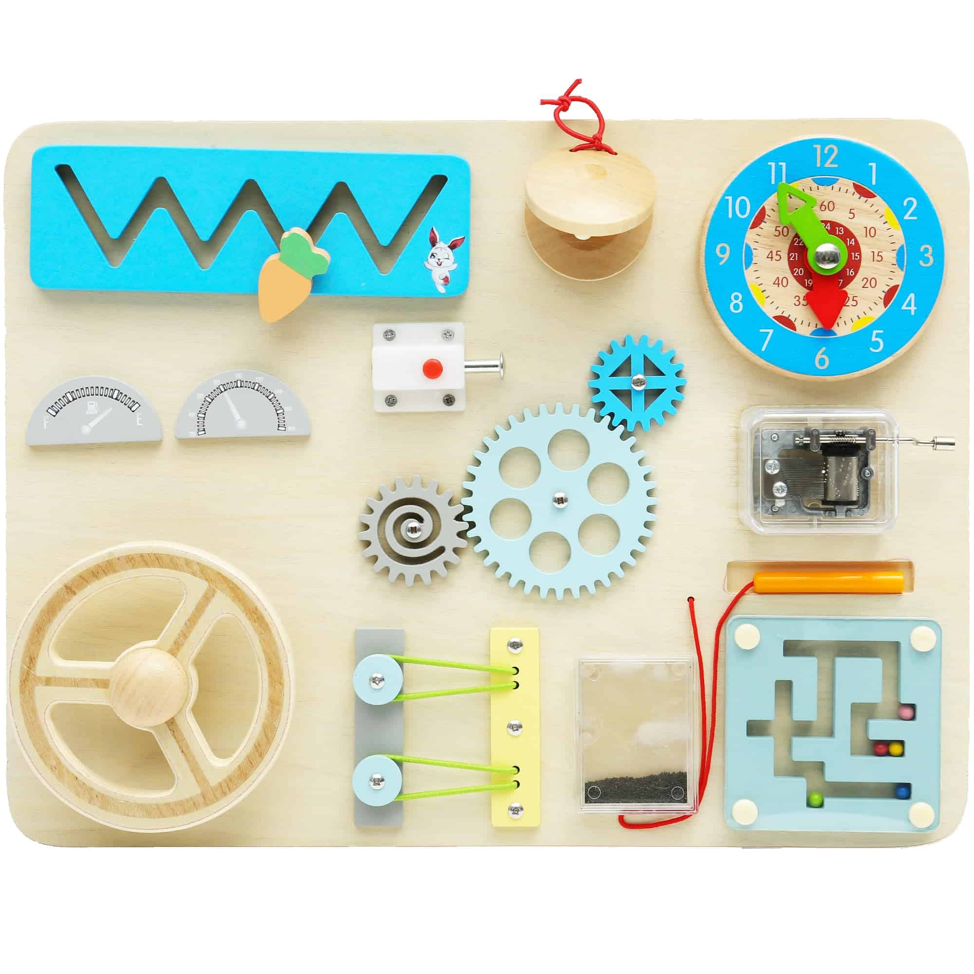 Tablero de Actividades Montessori Mama para Niños Pequeños